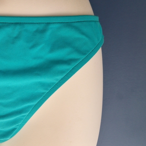 Ralph Lauren Women's Teal Bikini Bottom POLO Pony Player - NWT Size M - Picture 4 of 14